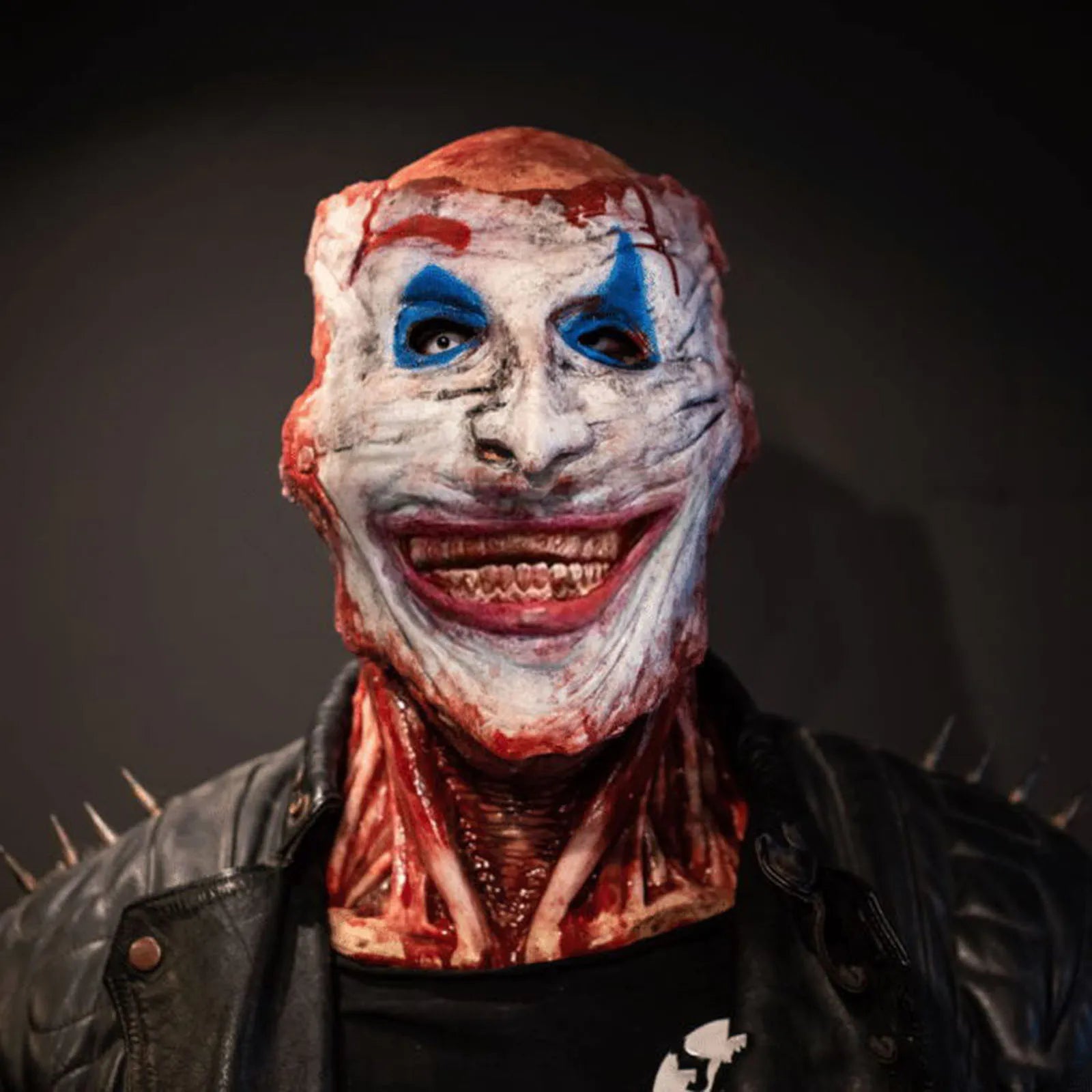 Spooky Halloween Double-layer Ripped Mask