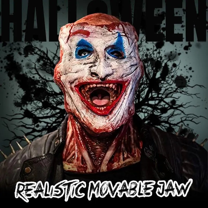 Spooky Halloween Double-layer Ripped Mask