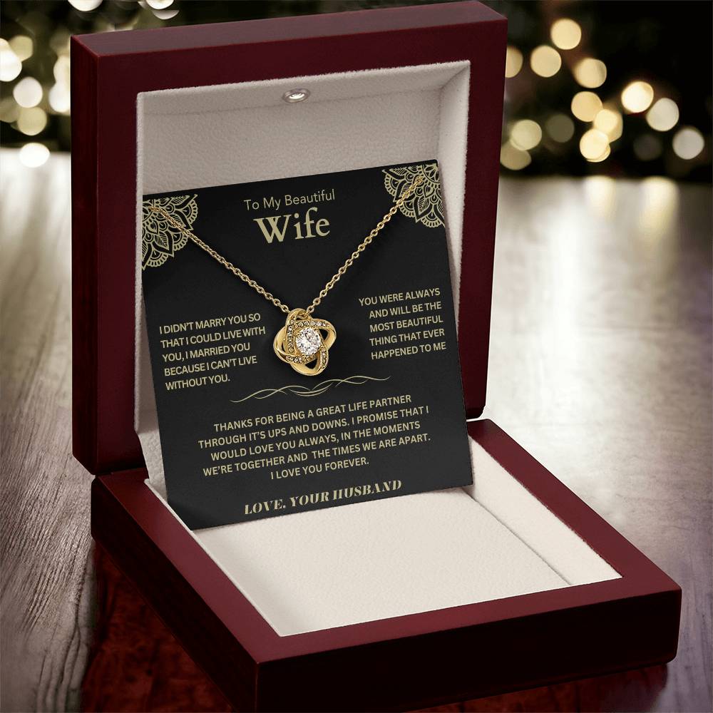 To My ONE and ONLY BEAUTIFUL WIFEY