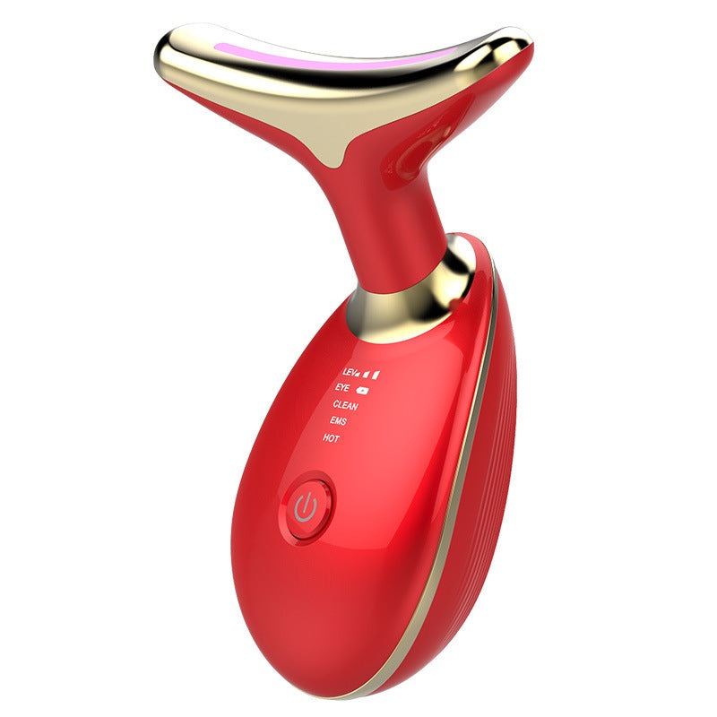 Revitalize Your Skin: INDA-Skin™ LED Face & Neck Lifting Massager