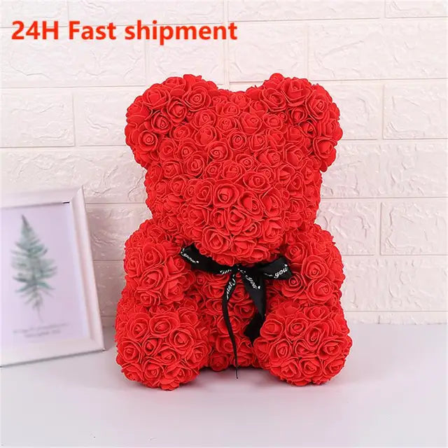 Eternal™ Blossom Love Rose Bear