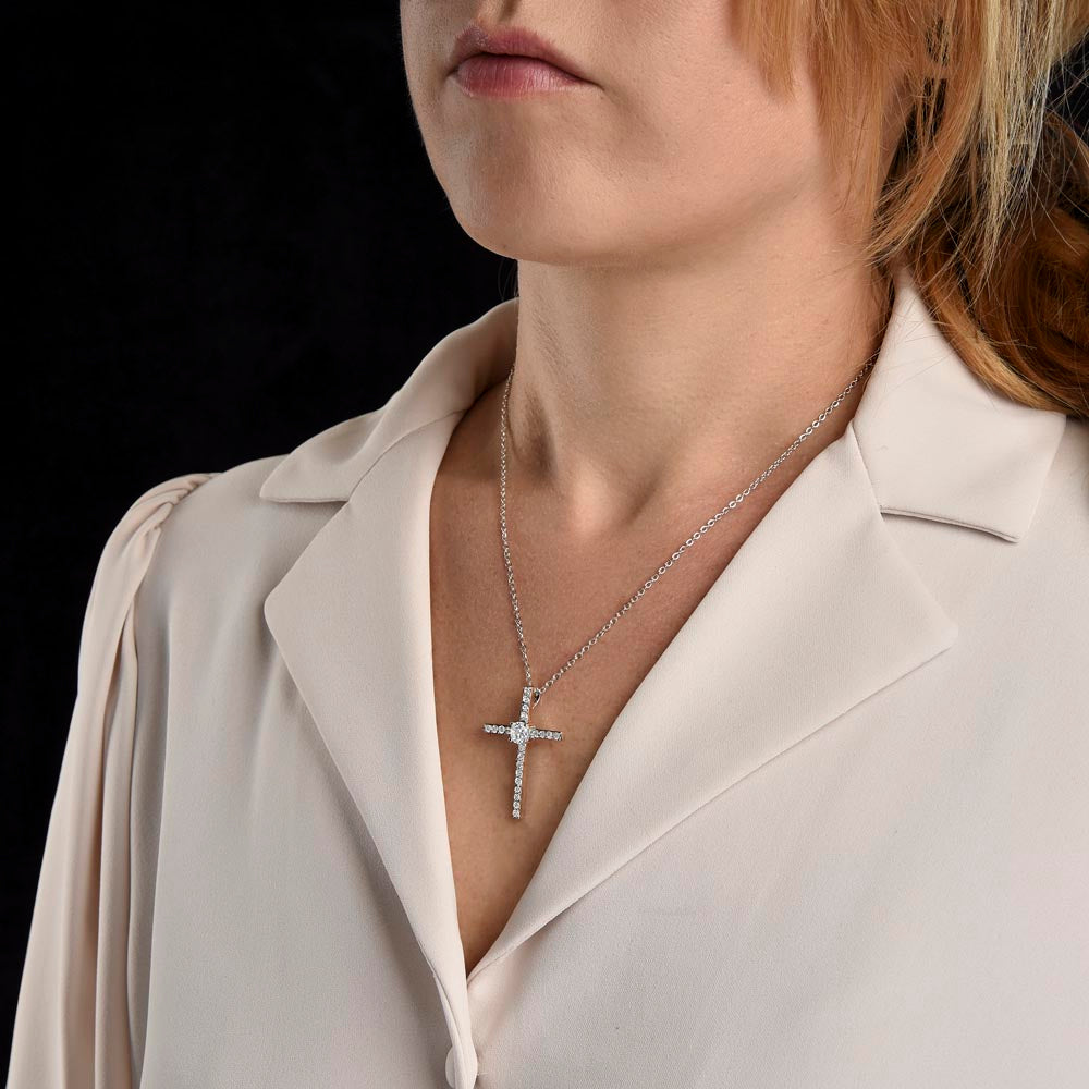 TO MY SPECIAL NEEDS DAUGHTER, A LOVE ONLY GIFT OF THE CZ CROSS JUST FOR YOU!