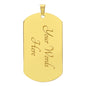 TO MY SON DAG TAG NECKLACE GRADUATION LOVE DAD