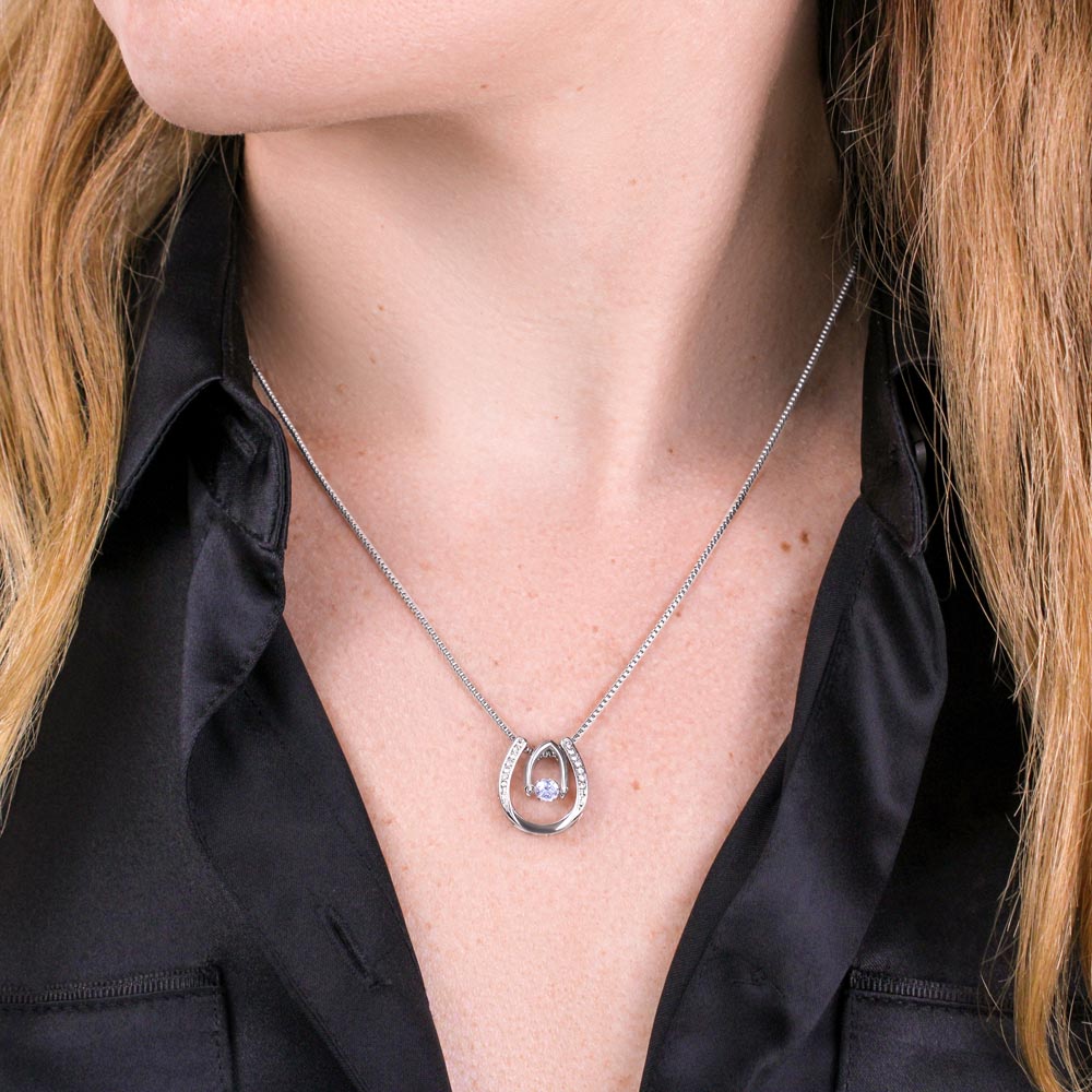 TO MY SPECIAL NEEDS DAUGHTER, ROCKIN' THIS BEAUTIFUL LUCKY LOVE NECKLACE