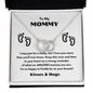 TO MY MOMMY PERFECT PAIR NECKLACE FOR MOTHER'S DAY COLLECTIONS