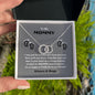TO MY MOMMY THE PERFECT PAIR NECKLACE FOR MOTHER'S DAY COLLECTIONS