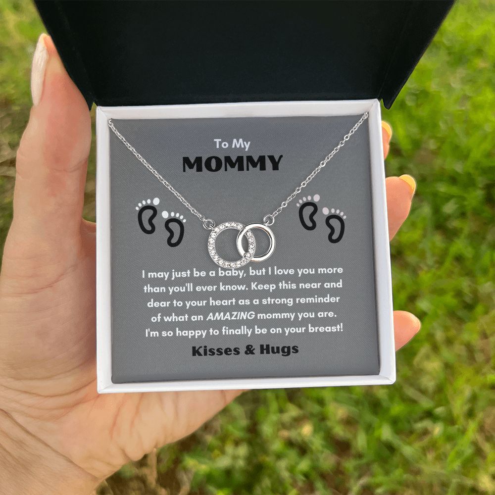 TO MY MOMMY THE PERFECT PAIR NECKLACE FOR MOTHER'S DAY COLLECTIONS