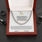 TO MY SPECIAL NEEDS SON HERE'S A REAL NICE CUBAN LINK CHAIN TO SHOW MY LOVE