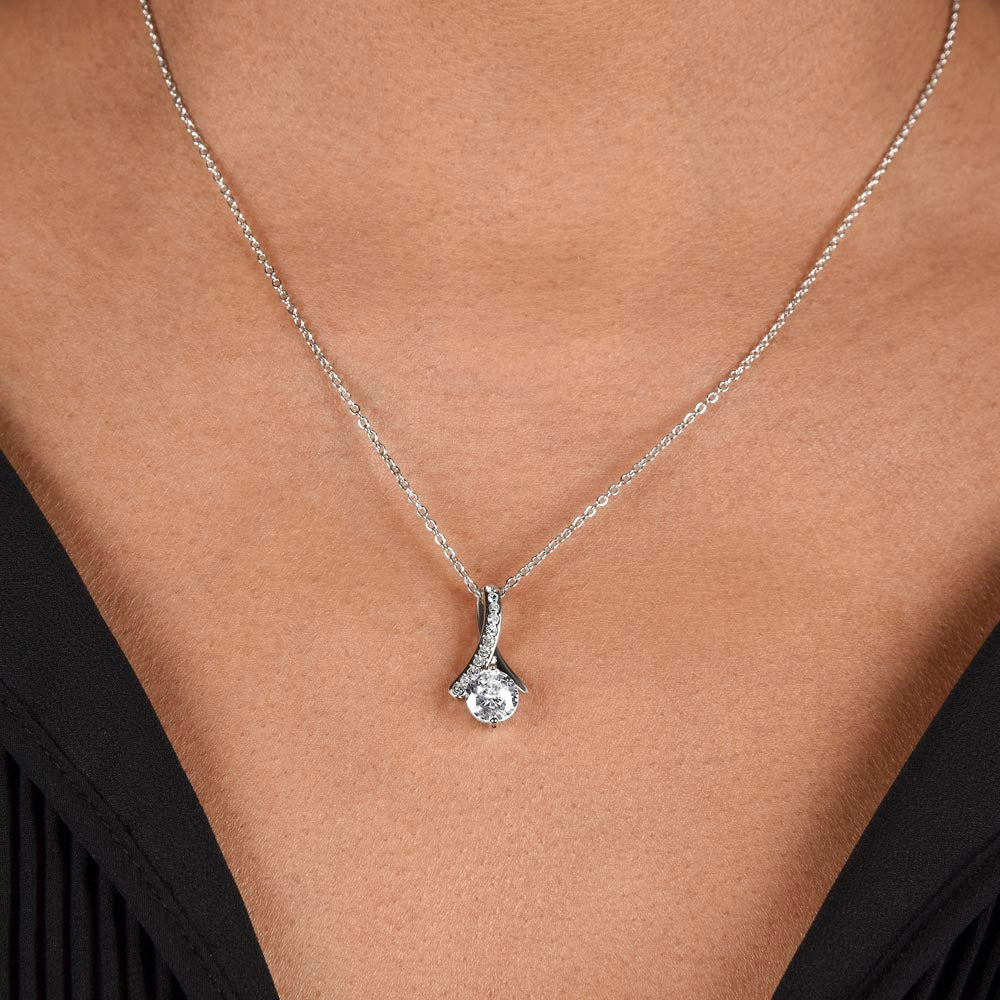 TO MY AMAZING GRANDDAUGHTER ENJOY THE ALLURING BEAUTY NECKLACE YOU ARE LOVED