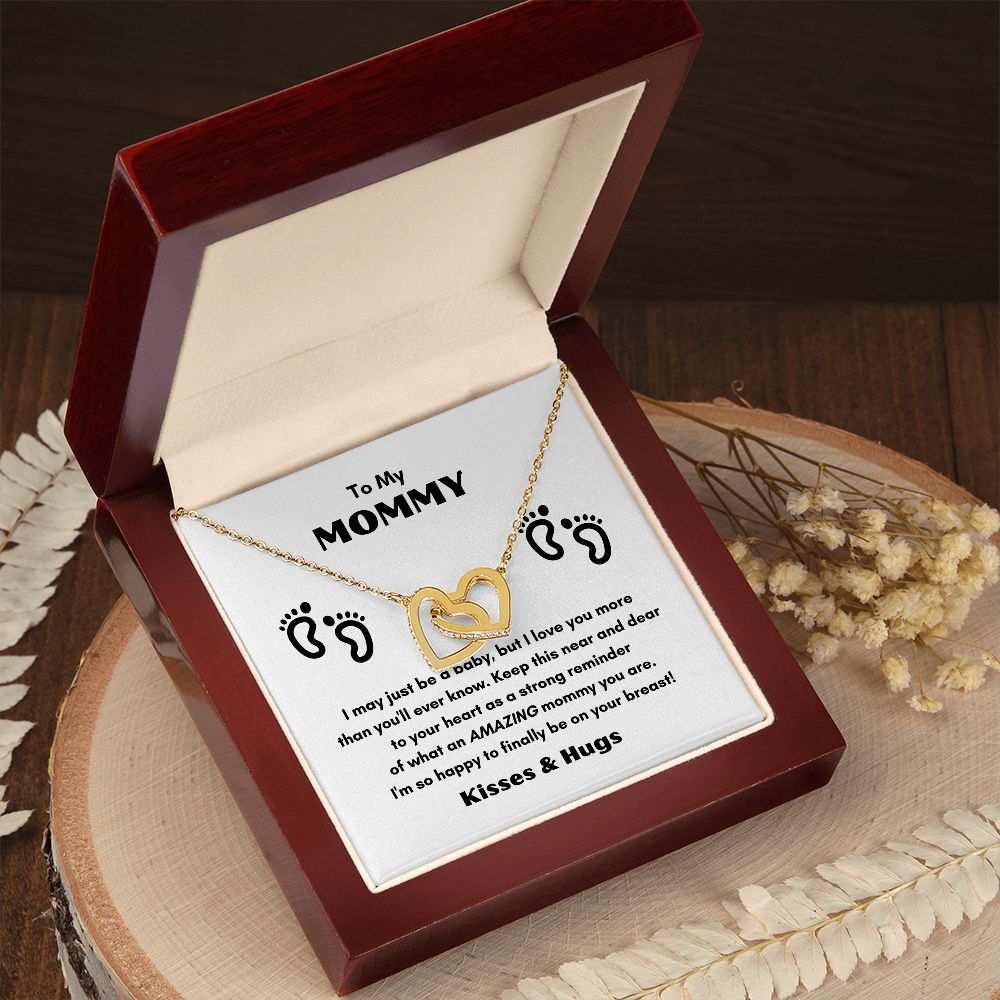TO MY MOMMY, THE INTERLOCKING LOVE NECKLACE MOTHER'S DAY COLLECTION