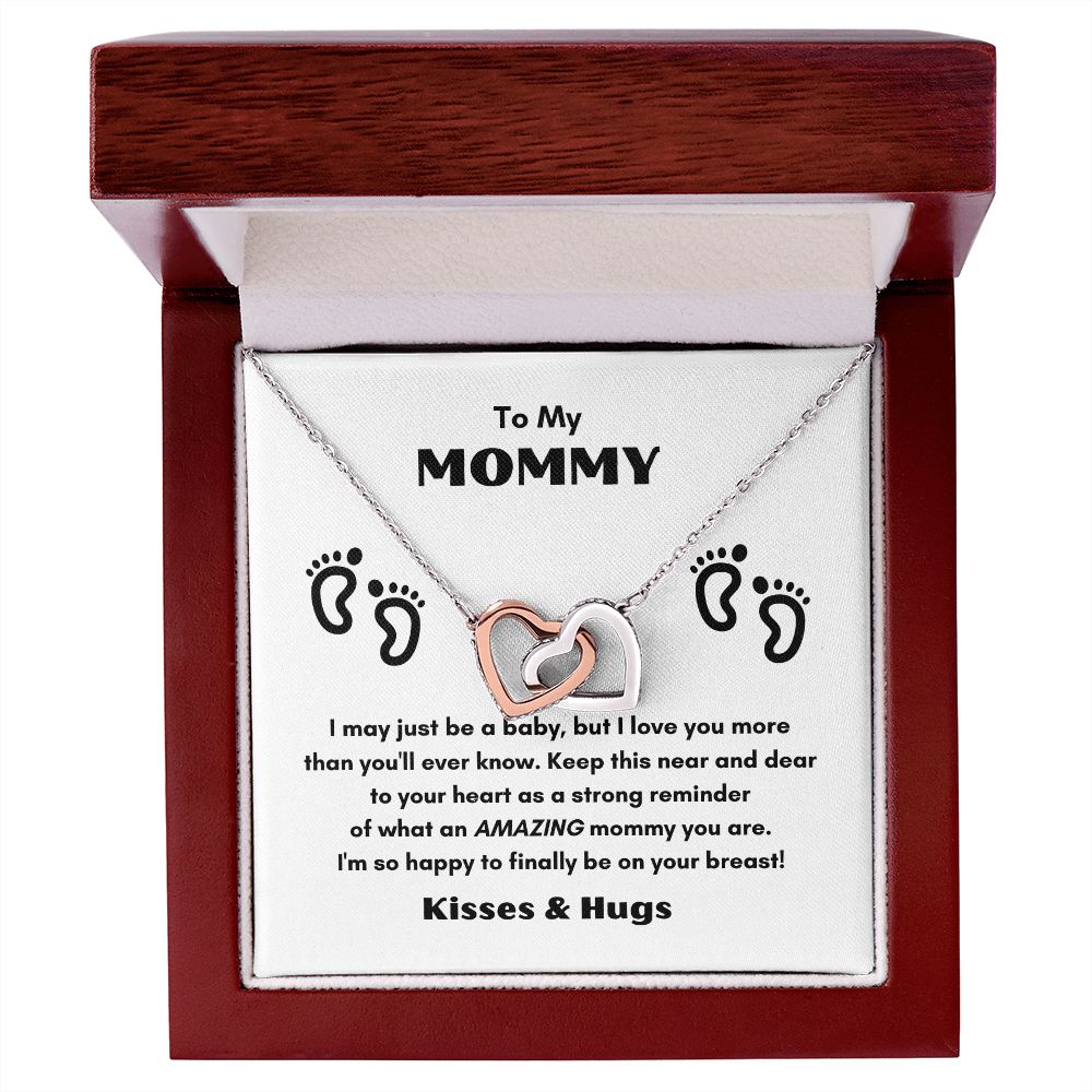 TO MY MOMMY, THE INTERLOCKING LOVE NECKLACE MOTHER'S DAY COLLECTION