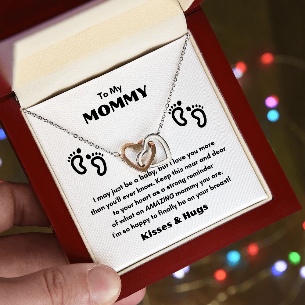 TO MY MOMMY, THE INTERLOCKING LOVE NECKLACE MOTHER'S DAY COLLECTION