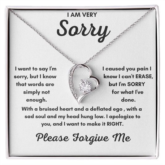 Forever Love Necklace: A Profound Forgiveness Gift to Say 'I'm Sorry