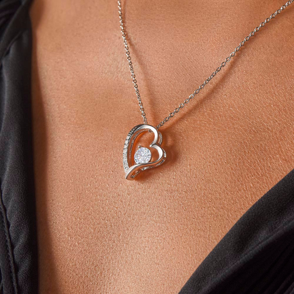 TO OUR AMAZING GRANDDAUGHTER FROM NANA & POPA ENJOY THE FOREVER LOVE NECKLACE
