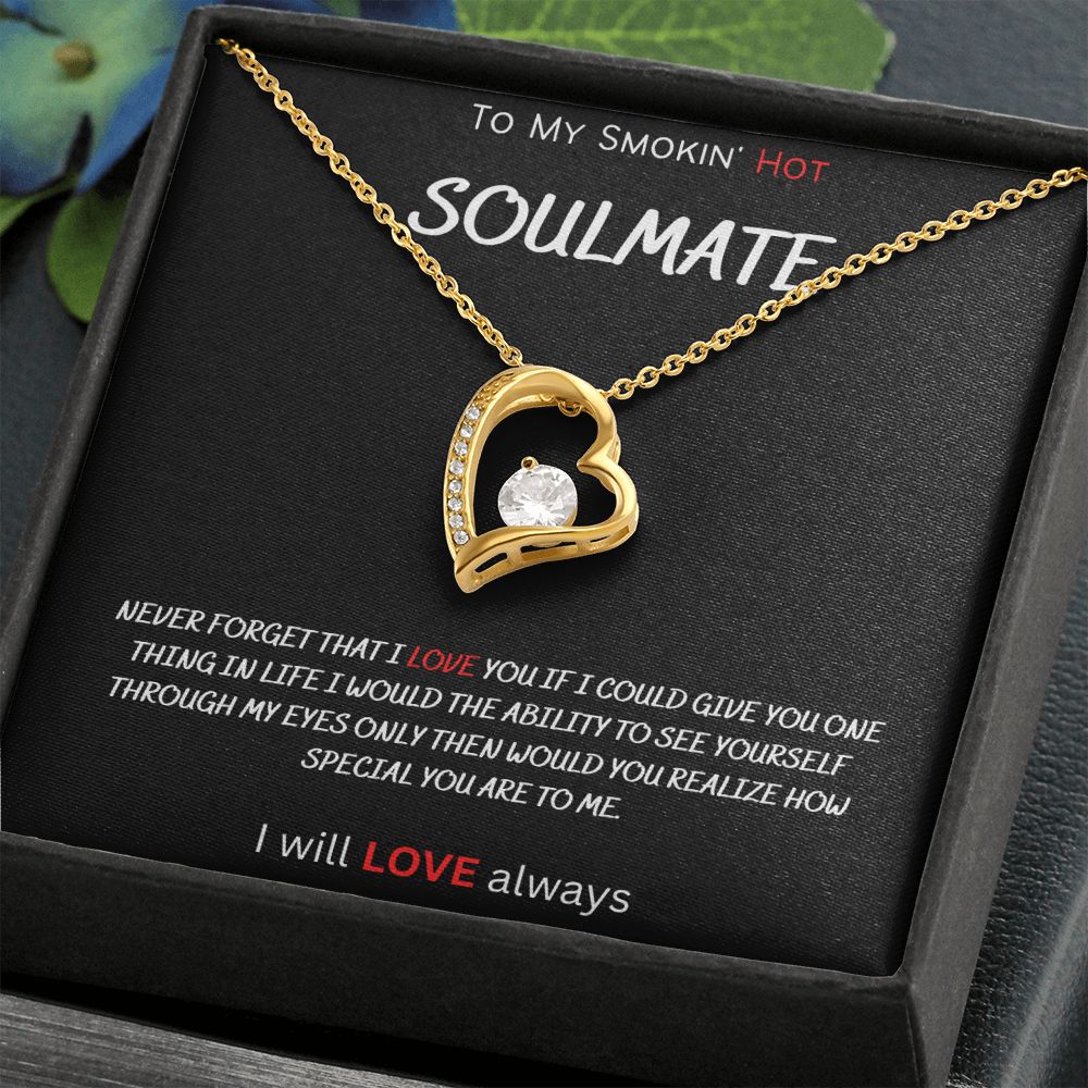 To My Smokin' Hot Soulmate love necklace