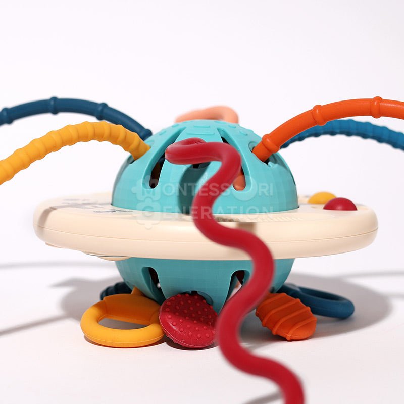 Motor Skills Boost: Silicone Pulling Toy™