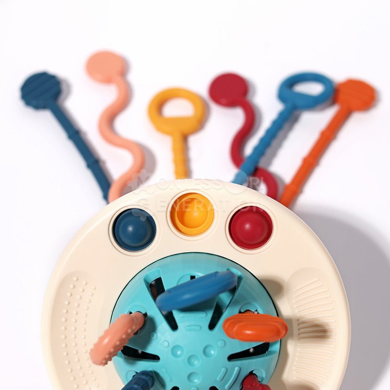 Motor Skills Boost: Silicone Pulling Toy™