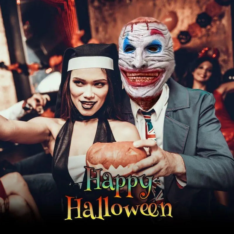 Spooky Halloween Double-layer Ripped Mask
