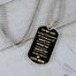 TO MY SON GRADUATION 2023 LOVE DOG TAG NECKLACE