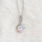 To My Dearest Daughter the message gift card from dad with the Alluring Beauty Necklace