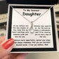 To My Dearest Daughter message card with the adorable Alluring Beauty Necklace.