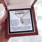 To My Dearest Daughter message card with the adorable Alluring Beauty Necklace.