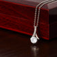 To My Dearest Daughter message card with the adorable Alluring Beauty Necklace.