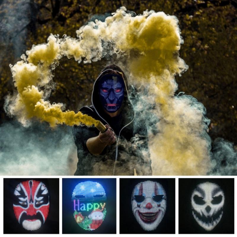 SMART CREATION™ LED Light Programmable Party Mask