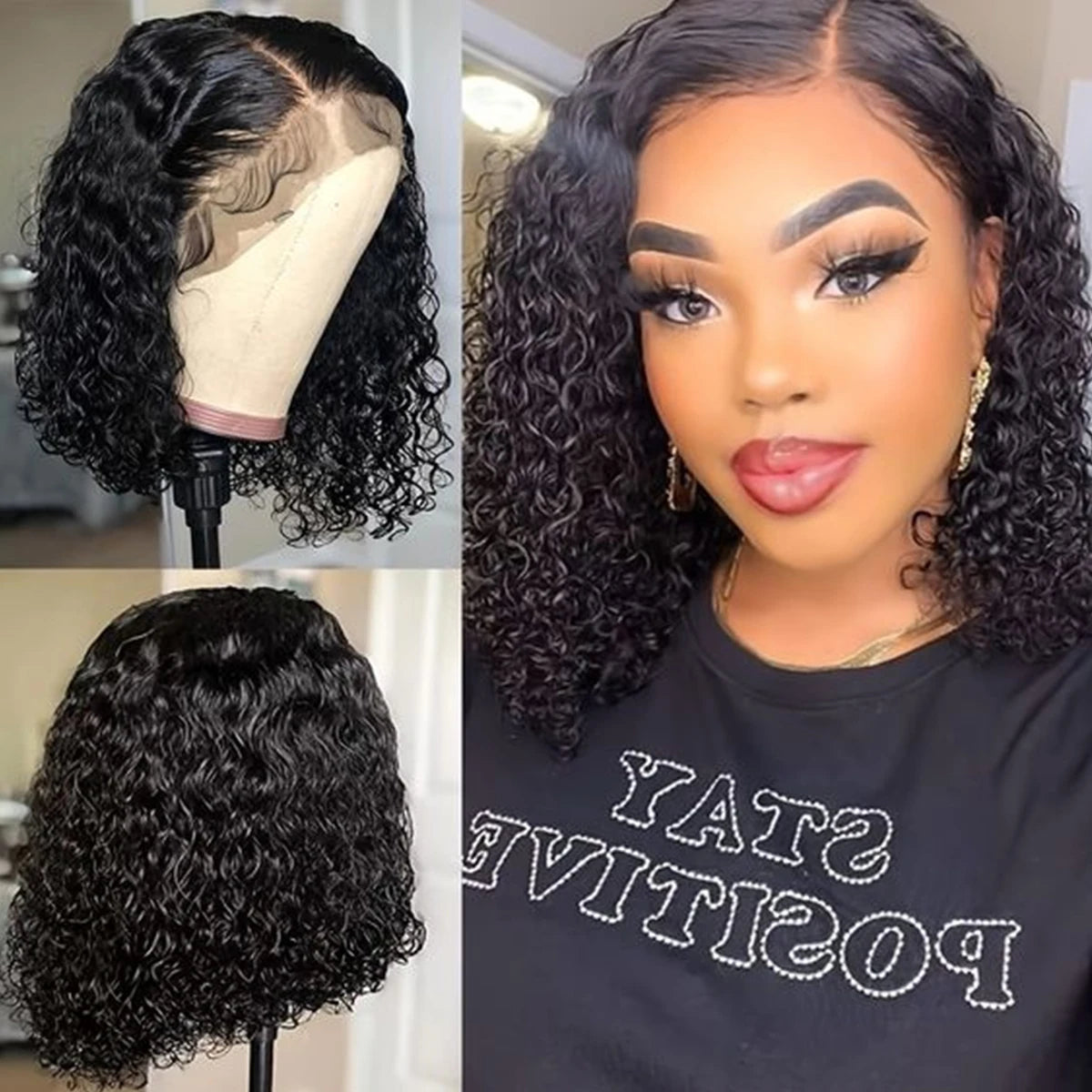 Elegant Wave Short Bob Wig