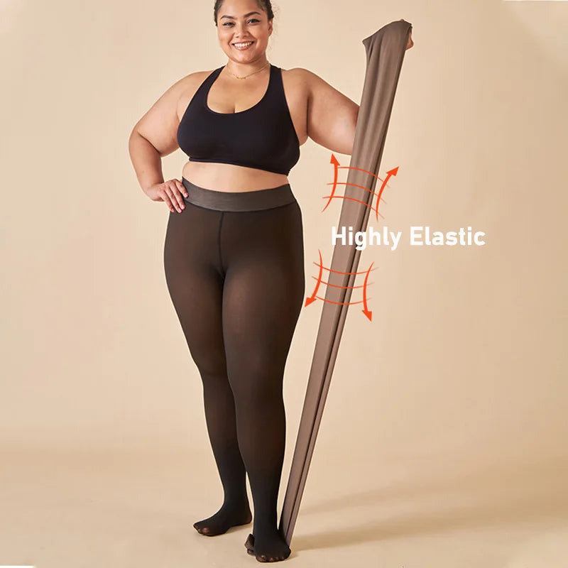 CozyWarm™ Elegance Thermal Fashion Tights - Stylish Warmth for Chilly Days