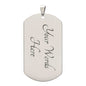 To My Son dog tag for graduations  2023 love DAD