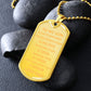 TO MY SON DOG TAG YOUR BRAVE SILVER BACKGROUD