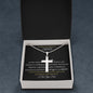 To My Courageous Son / Stainless Cross Necklace (LoveONLYGifts))