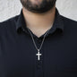 TO MY SPECIAL NEEDS SON, STAINLESS CROSS NECKLACE