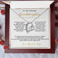 TO OUR AMAZING GRANDDAUGHTER FROM NANA & POPA ENJOY THE FOREVER LOVE NECKLACE