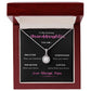 TO MY GRANDDAUGHTER 2 FROM POPA ENJOY THE ETERNAL HOPE NECKLANCE WITH LOVE