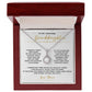 TO MY AMAZING GRANDDAUGHTER WITH THE ETERNAL HOPE NECKLACE