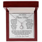 TO MY AMAZING BONUS MOM HAPPY MOTHER'S DAY, ENJOY THIS BEAUTIFUL ETERNAL HOPE NECKLACE