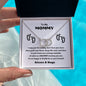 TO MY MOMMY PERFECT PAIR NECKLACE FOR MOTHER'S DAY COLLECTIONS