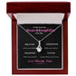 TO MY AMAZING GRANDDAUGHTER ENJOY THE ALLURING BEAUTY NECKLACE YOU ARE LOVED