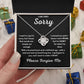 Mend With Love: The Love Knot Beautiful Necklace - An Apology Gift of Forgiveness