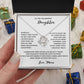 TO MY BEAUTIFUL DAUGHTER A FOREVER LOVE NECKLACE FROM MOMOR DAD