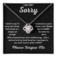 Mend With Love: The Love Knot Beautiful Necklace - An Apology Gift of Forgiveness