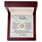 TO MY BEAUTIFUL DAUGHTER A FOREVER LOVE NECKLACE FROM MOMOR DAD