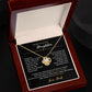 TO MY BEAUTIFUL DAUGHTER THE LOVE KNOT NECKLACE FROM DAD