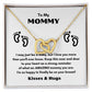 TO MY MOMMY, THE INTERLOCKING LOVE NECKLACE MOTHER'S DAY COLLECTION