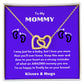 For Mommy with Love: Interlocking Heart Necklace from the Mother's Day Collection
