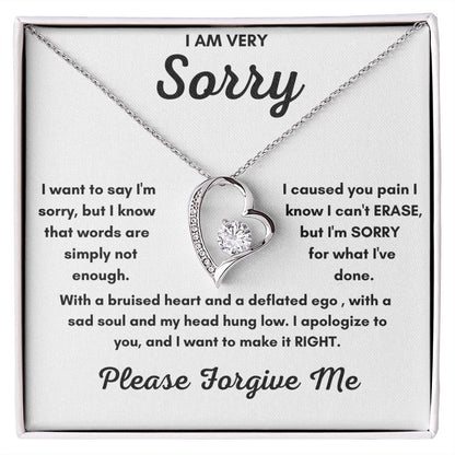 Forever Love Necklace: A Profound Forgiveness Gift to Say 'I'm Sorry