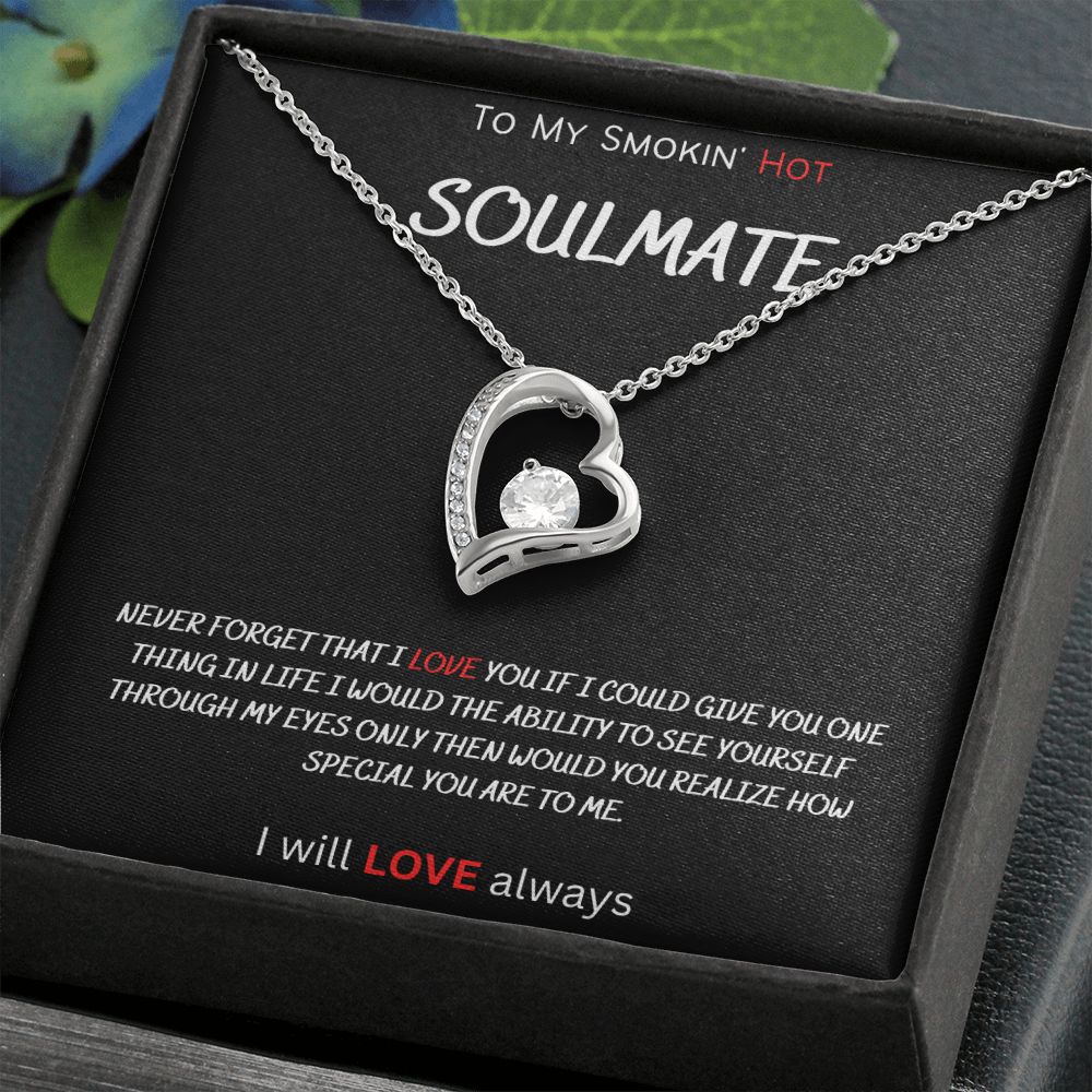 To My Smokin' Hot Soulmate love necklace