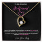 To My Amazing Girlfriend on demand love necklace message card